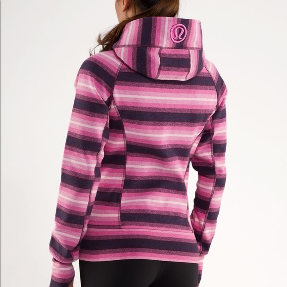lululemon athletica Tops - 🎉2/$70 Lululemon EUC Scuba Hoodie *Stripe